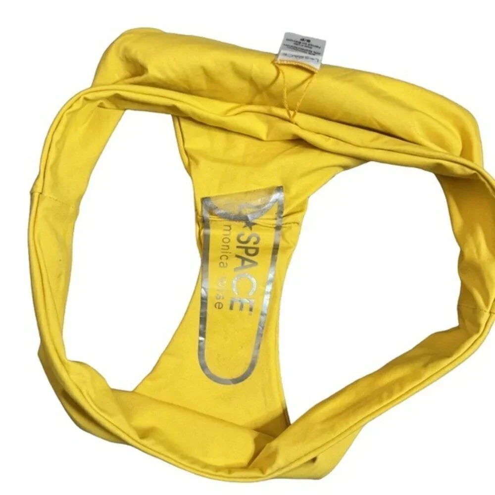 NWOT LSpace Small Sandy Bikini Bottoms Classic Yellow MSRP $70
